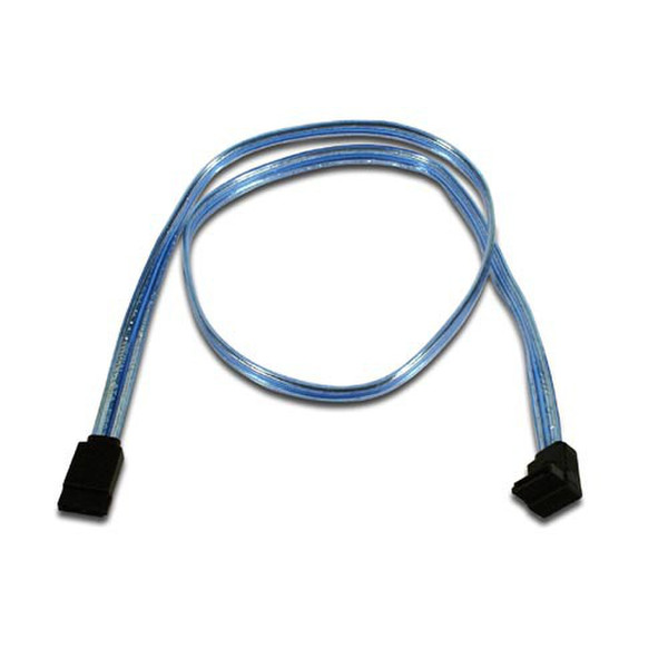 Belkin Serial ATA Cable - Right Angled, Blue - 0.6m 0.6m Blue SATA cable