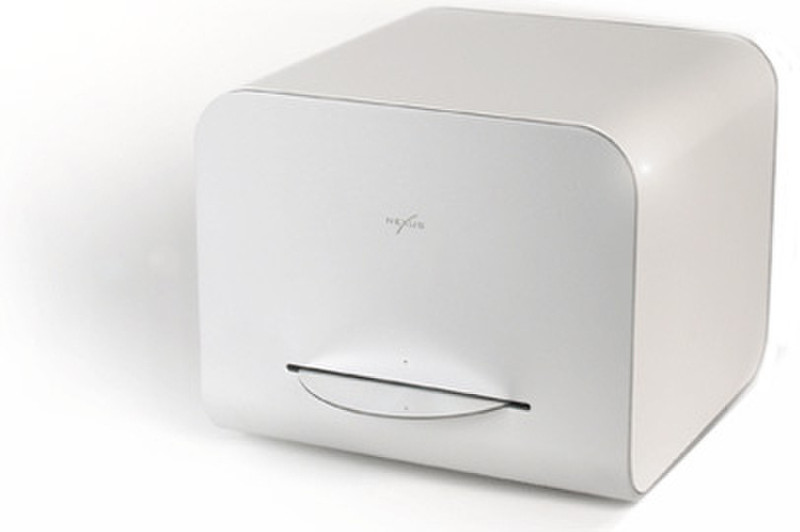 Nexus Psile Pemium Aluminum MINI-ITX Case White/Silver HTPC Silber Computer-Gehäuse