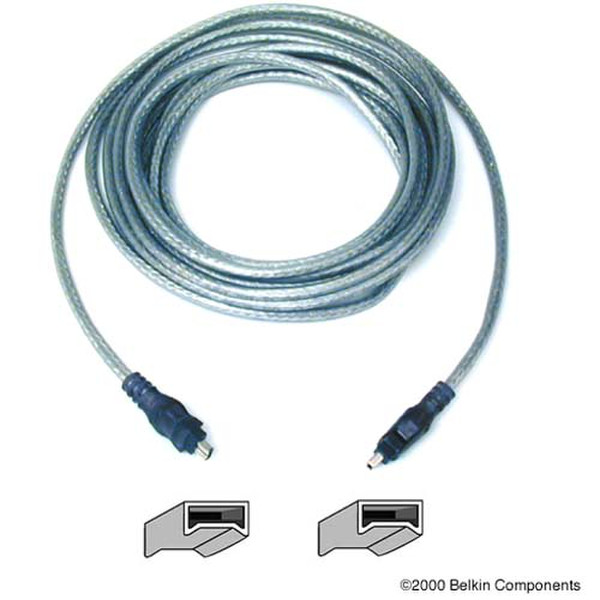 Belkin IEEE 1394 FireWire® Compatible Cable 2.1м Cеребряный FireWire кабель