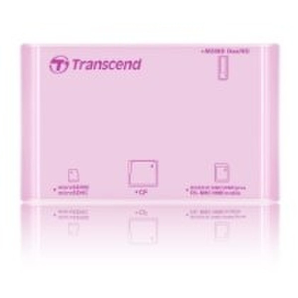 Transcend Multi-Card Reader P8 Rot Kartenleser