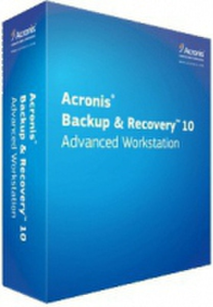 Acronis Backup & Recovery 10 Advanced Workstation