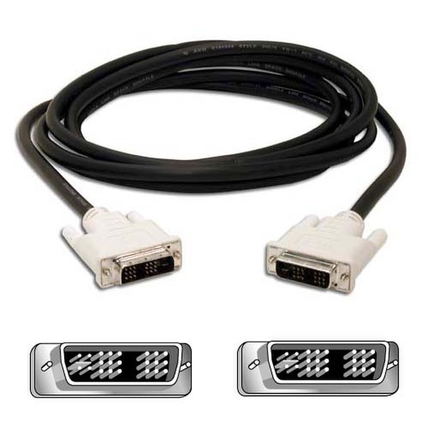 Belkin Pro Series Digital Video Interface Cable 1.8м Черный DVI кабель