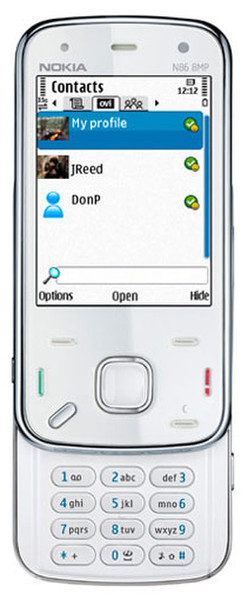 Nokia N86 Weiß Smartphone