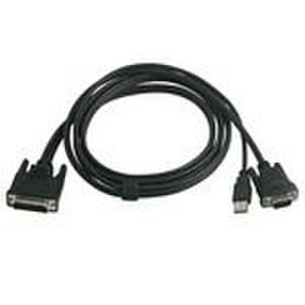 C2G 3m M1 / VGA M + USB Cable 3m VGA (D-Sub) + USB Black