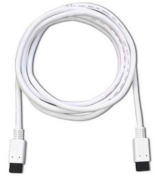 Belkin IEEE 1394 FireWire Cable (9-pin/9-pin) - 1.8m 1.8м Белый FireWire кабель