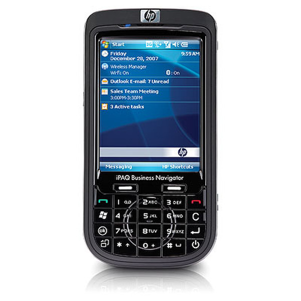 HP IPAQ 610C 240 x 320Pixel Touchscreen 145g Schwarz Handheld Mobile Computer