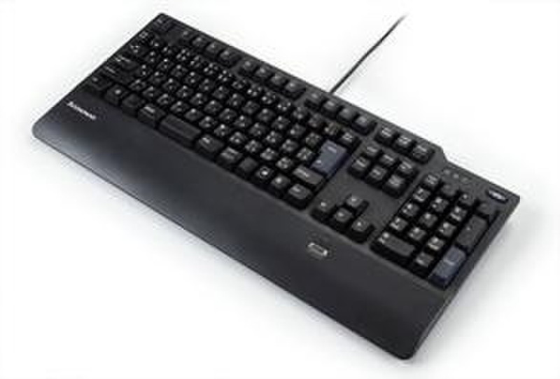 Lenovo Business Black Preferred Pro USB Fingerprint Keyboard - Dutch USB клавиатура