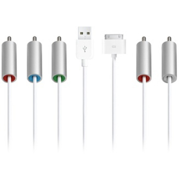 Apple Component AV Cable 2м Белый компонентный (YPbPr) видео кабель