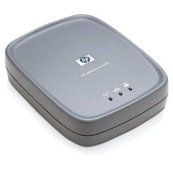 HP Jetdirect ew2400 ЛВС Ethernet/беспроводная ЛВС Серый сервер печати