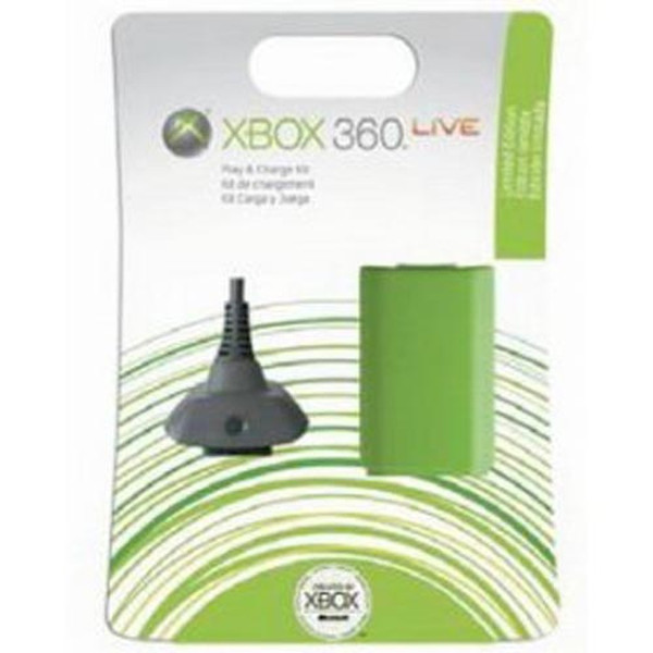 Microsoft Xbox 360 Play / Charge Kit Nickel-Metallhydrid (NiMH) Wiederaufladbare Batterie