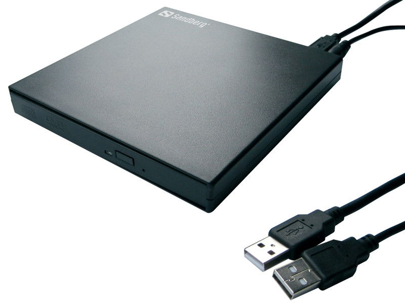 Sandberg USB DVD Mini Reader (black)