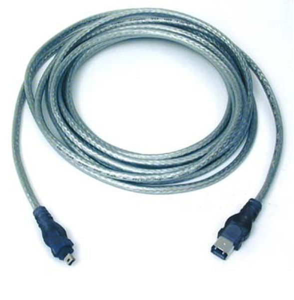 Belkin IEEE 1394 FireWire Cable (6-pin/4-pin) - 4.3m 4.3м FireWire кабель