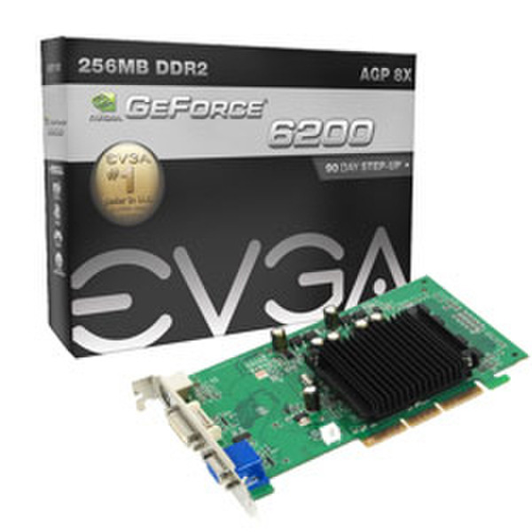 EVGA e-GeForce 6200 AGP GeForce 6200 GDDR2