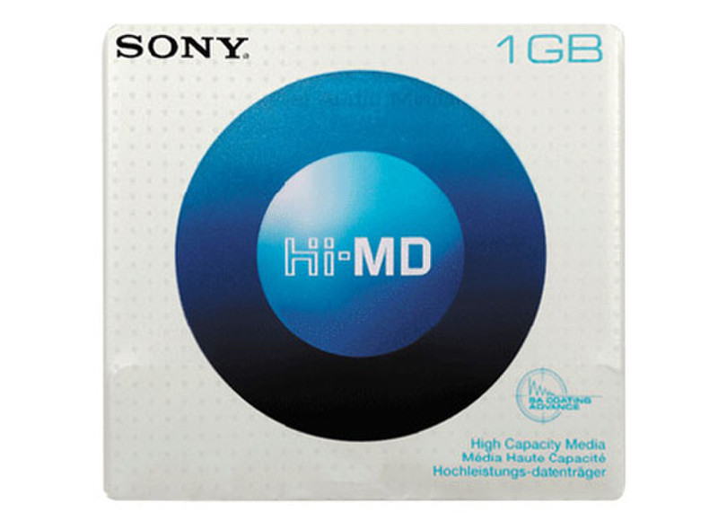 Sony 1GB Hi-MD Disc magneto optical disk
