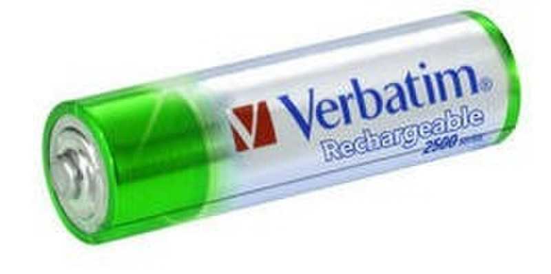 Verbatim AA Premium Rechargeable Batteries Nickel-Metal Hydride (NiMH) 2500mAh 1.2V rechargeable battery