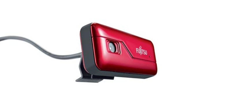 Fujitsu WebCam 130 HD Portable 1.3МП 1280 x 1024пикселей USB 2.0 Красный вебкамера