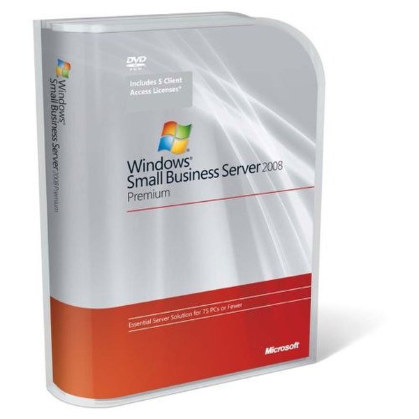 Microsoft Small Business Server 2008 Premium, SP2, DE