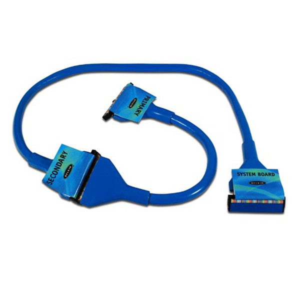 Belkin Ultra ATA Hard Drive Round Cable, Single/Dual drive - 0.6m 0.6m Blau SATA-Kabel
