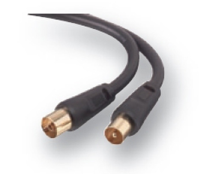 Belkin Aerial antenna cable Male/Female 5m 5m Schwarz Koaxialkabel