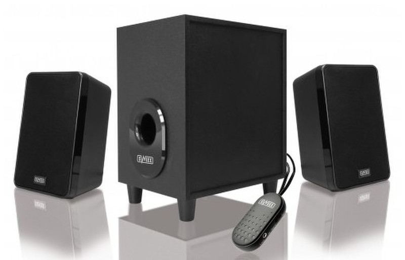 Sweex SP024 2.1channels 11W Black speaker set