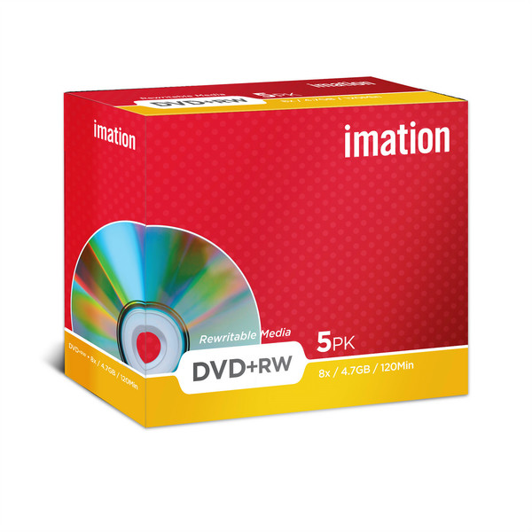 Imation 5 x DVD+RW 4.7GB 4.7ГБ DVD+RW 5шт