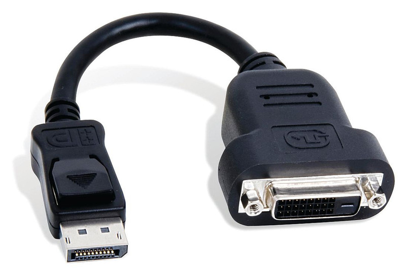 Matrox CAB-DP-DVIF DisplayPort DVI-D Черный кабельный разъем/переходник