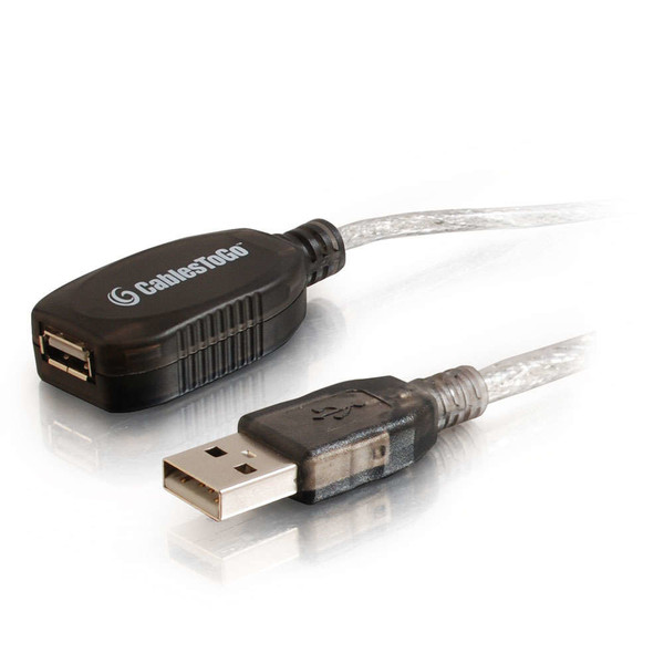 C2G 5m USB A M/FM Cable 5m USB A USB A Transparent USB Kabel