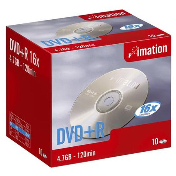 Imation DVD+R 16x 4.7Gb (10) 4.7GB DVD+R 10pc(s)