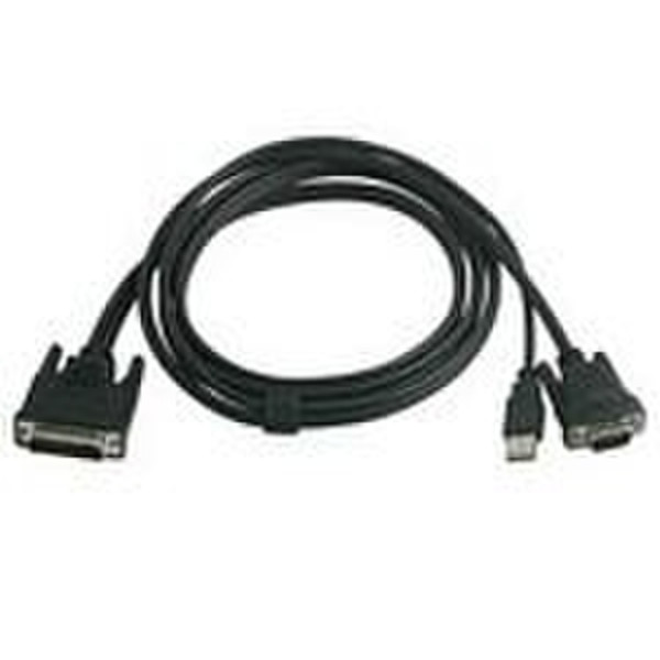 C2G 5m M1 / VGA M + USB Cable 5m VGA (D-Sub) + USB Schwarz