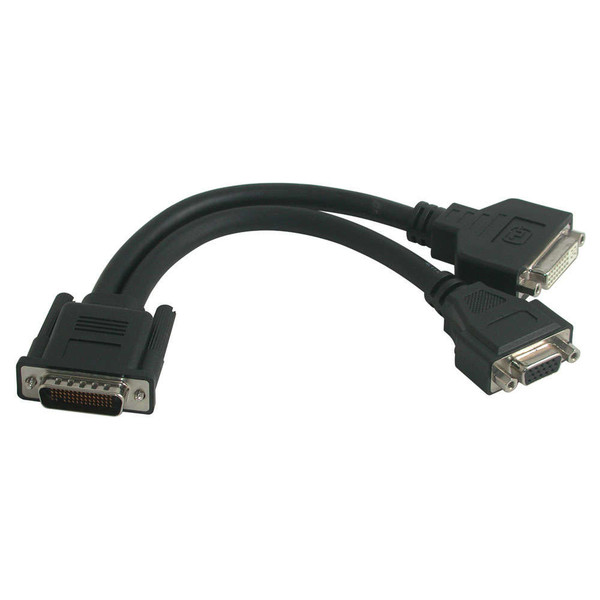 C2G LFH/DMS 59 / DVI-I Female, HD15 F 0.2m DMS DVI-I Black