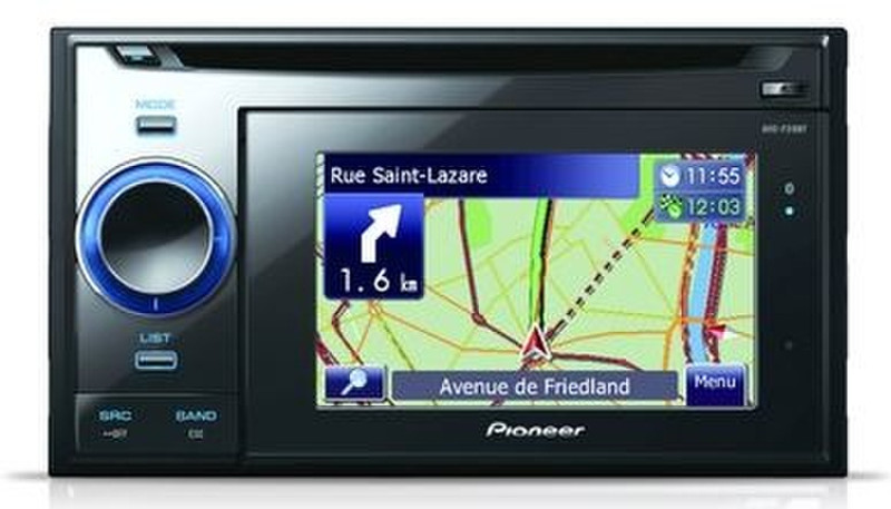 Pioneer AVIC-F310BT Fixed 4.3Zoll LCD Touchscreen Schwarz Navigationssystem