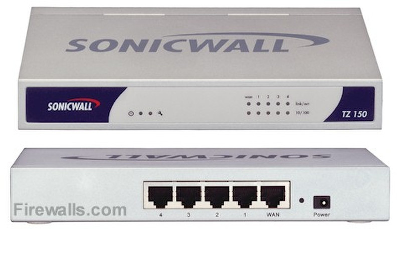 DELL SonicWALL TotalSecure 10 (TZ 150) 30Mbit/s hardware firewall