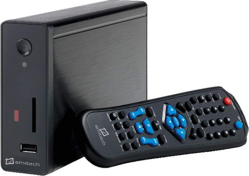 Amitech MediaPlayer 100 uden harddisk Black digital media player