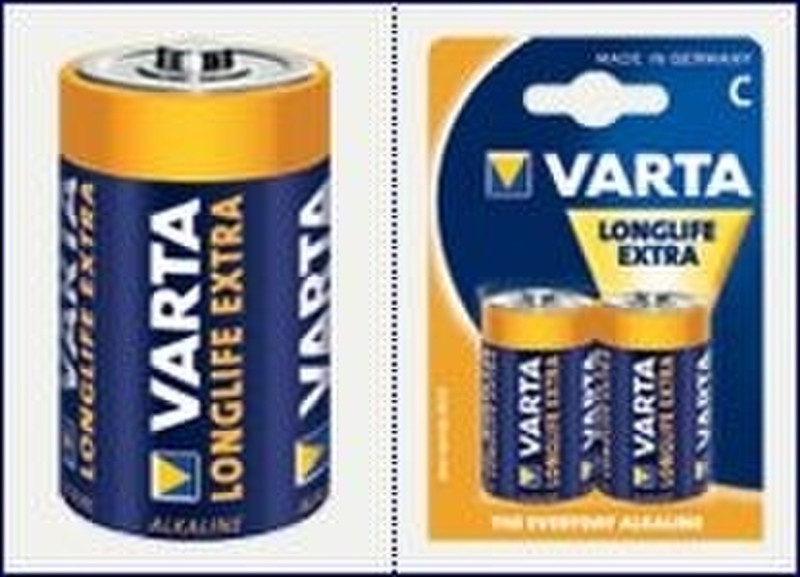 Varta Longlife Extra C Щелочной 1.5В батарейки