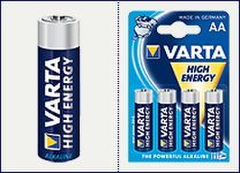 Varta HIGH ENERGY AA Щелочной 1.5В батарейки
