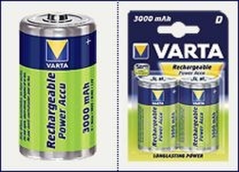 Varta Rechargeable Power Accu D Nickel-Metal Hydride (NiMH) 3000mAh 1.2V rechargeable battery