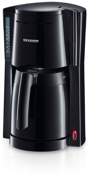 Severin KA 4123 freestanding Semi-auto Drip coffee maker 8cups Black