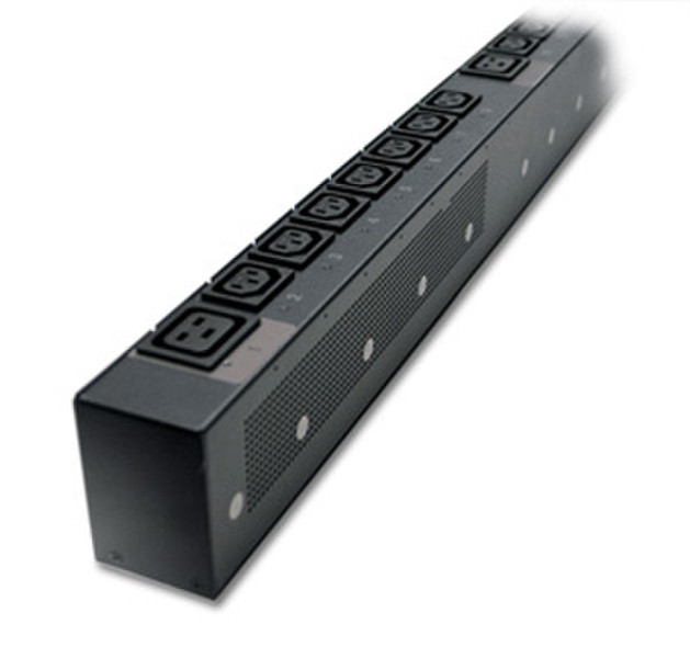 Vertiv PM2000 0U Vertical 3-ph 32A 380/400/415V 0U Black power distribution unit (PDU)