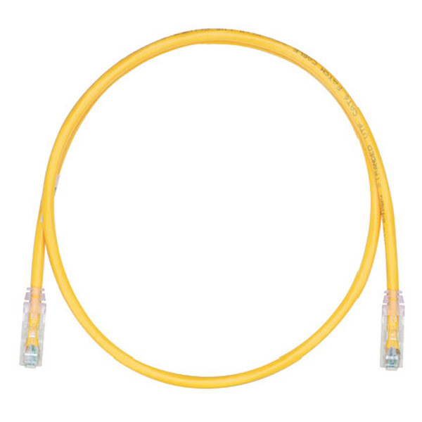 Panduit UTPSP8YLY 2.4m Cat6 U/UTP (UTP) Yellow networking cable