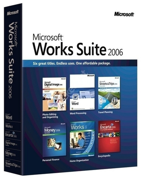 Microsoft Works Suite 2006, FR DVD 1Benutzer Französisch