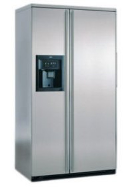 ATAG KA210DA freestanding 512L Silver side-by-side refrigerator