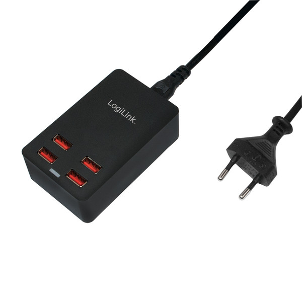 LogiLink PA0138 Indoor Black mobile device charger
