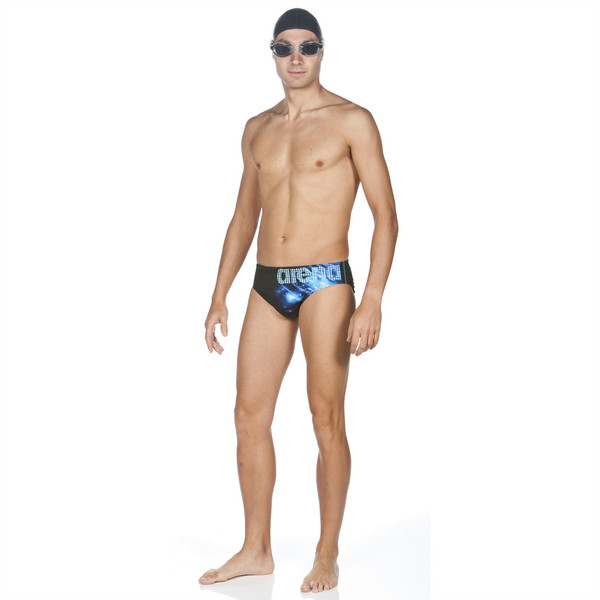 Arena 33002A714013120050 Swim brief Черный, Синий, Белый мужской купальный костюм