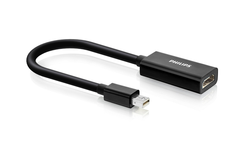 Philips SWV2128W/10 HDMI Mini DisplayPort Черный адаптер для видео кабеля