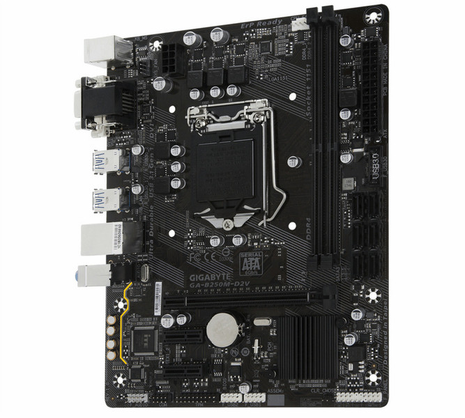 Gigabyte GA-B250M-D2V Intel B250 LGA 1151 (Socket H4) ATX материнская плата