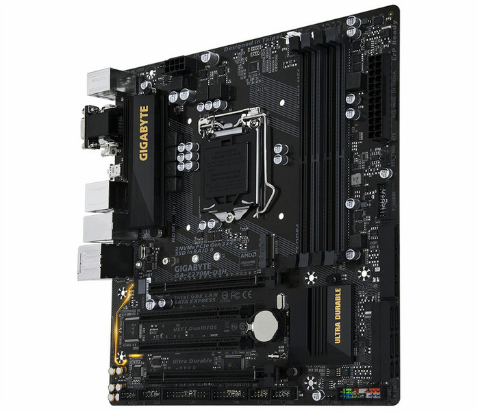 Gigabyte GA-Z270M-D3H Intel Z270 LGA 1151 (Socket H4) ATX motherboard