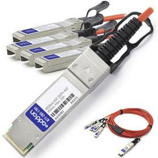 Add-On Computer Peripherals (ACP) AOC-QSFP4SFP10G10MAO InfiniBand-Kabel