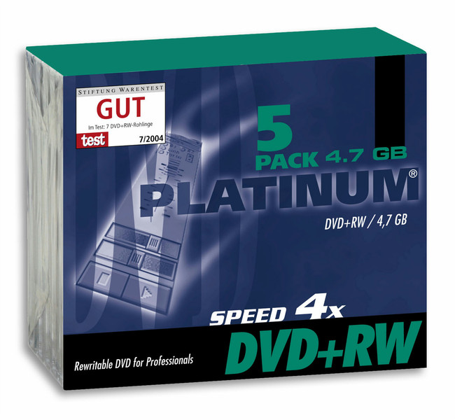 Bestmedia DVD+RW 4.7GB, 5 Pcs. 4.7GB DVD+RW 5pc(s)