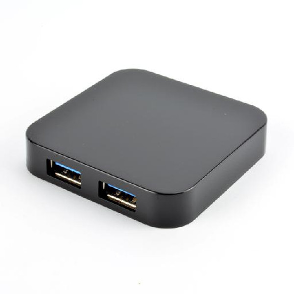 MCL USB3-M104/N USB 3.0 (3.1 Gen 1) Micro-B 5000Мбит/с Черный хаб-разветвитель