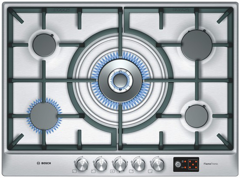 Bosch PCR715F90N Встроенный Gas hob Нержавеющая сталь плита